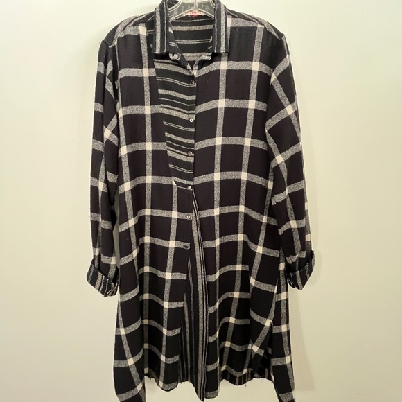 Pero wool oversized button up tunic size 44 - Picture 1 of 11